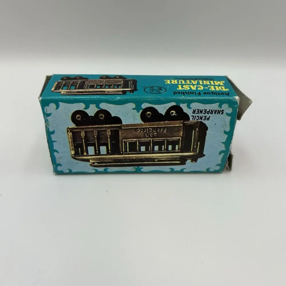 Vintage San Francisco Cable Car Trolly Die-Cast Miniature Pencil Sharpener